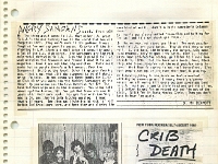 ANGRY SAMOANS Metal Mike Scrapbook 1980 – P.J. Galligan on Lead Guitar Page 20